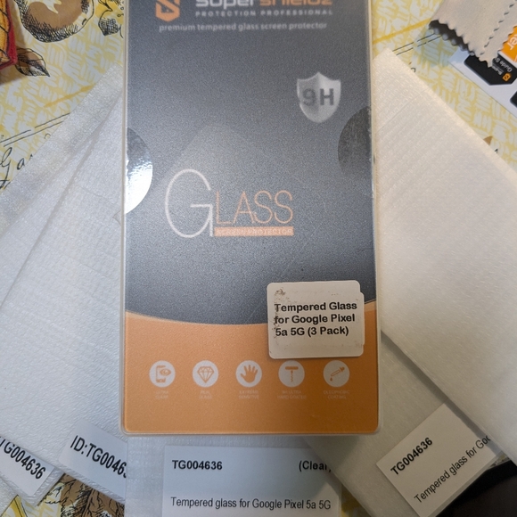 6 Screen Protectors, Glass - Pixel 5a - Picture 2 of 2